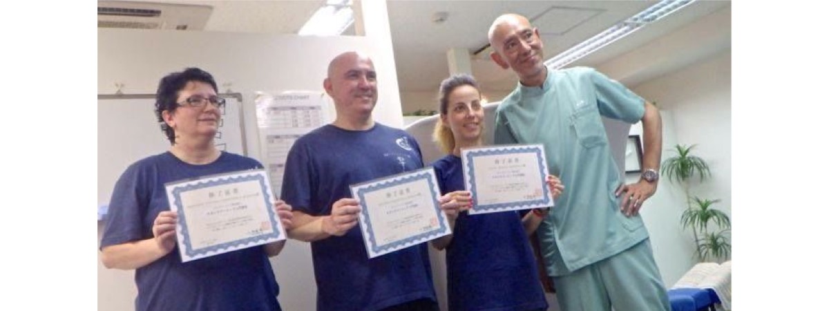 スペインから来日、バランス調整の技術を受講された治療家の先生方