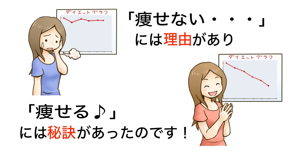 痩せない理由と痩せる秘訣